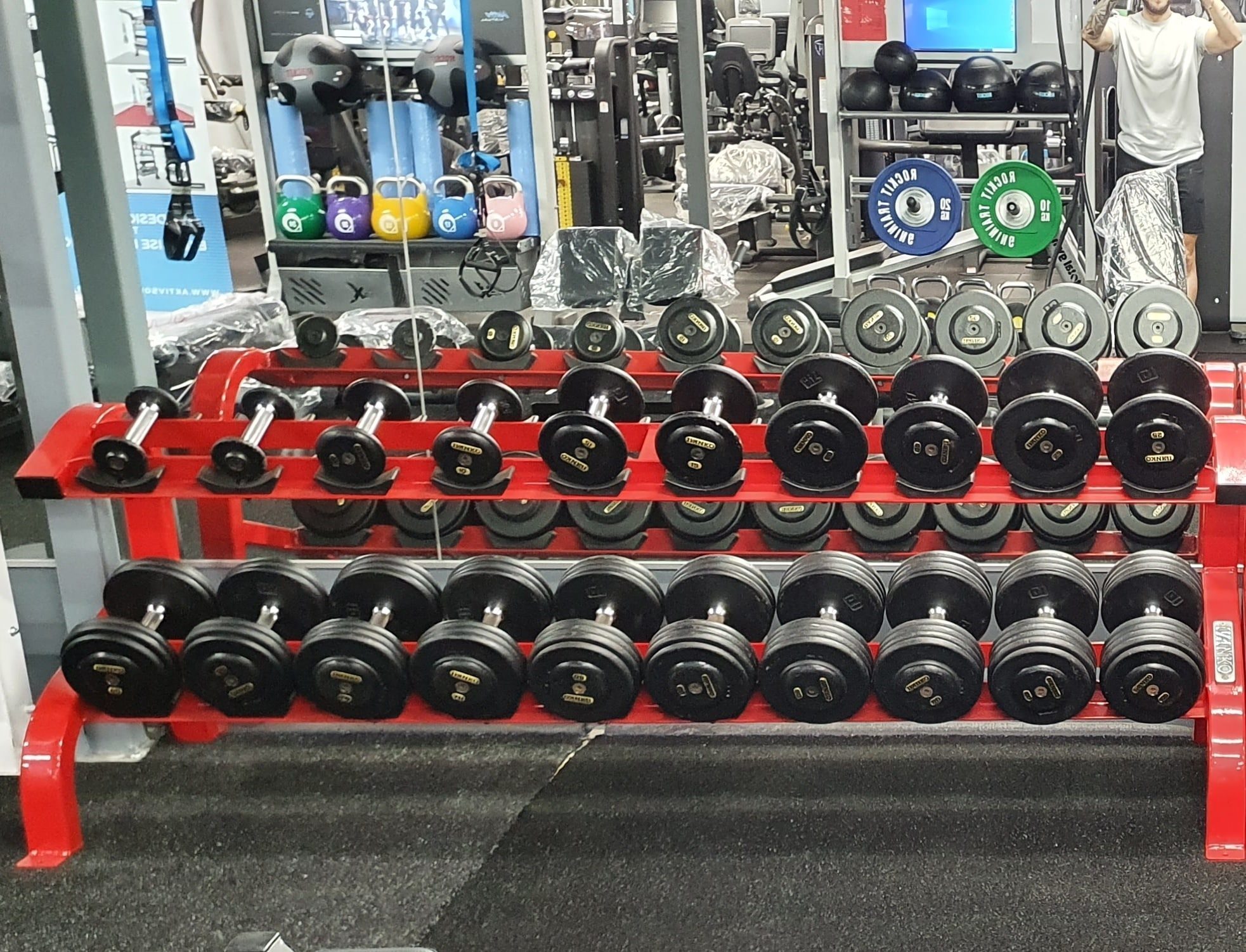 IVANKO Dumbbell Set with Rack Gym Solutions
