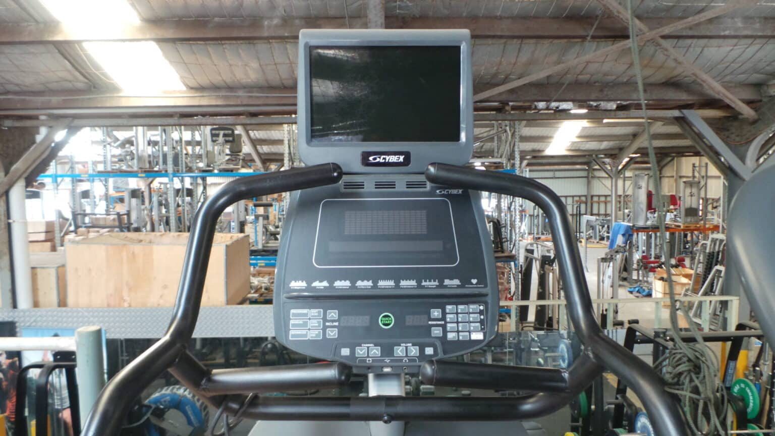 Cybex 750A Lower Body Arc Trainer with TV Gym Solutions