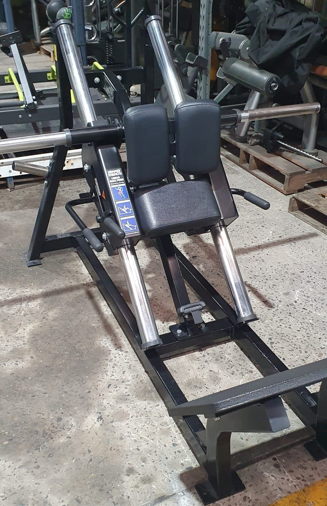 Hammer Strength Linear Hack Press used gym equipment for sale