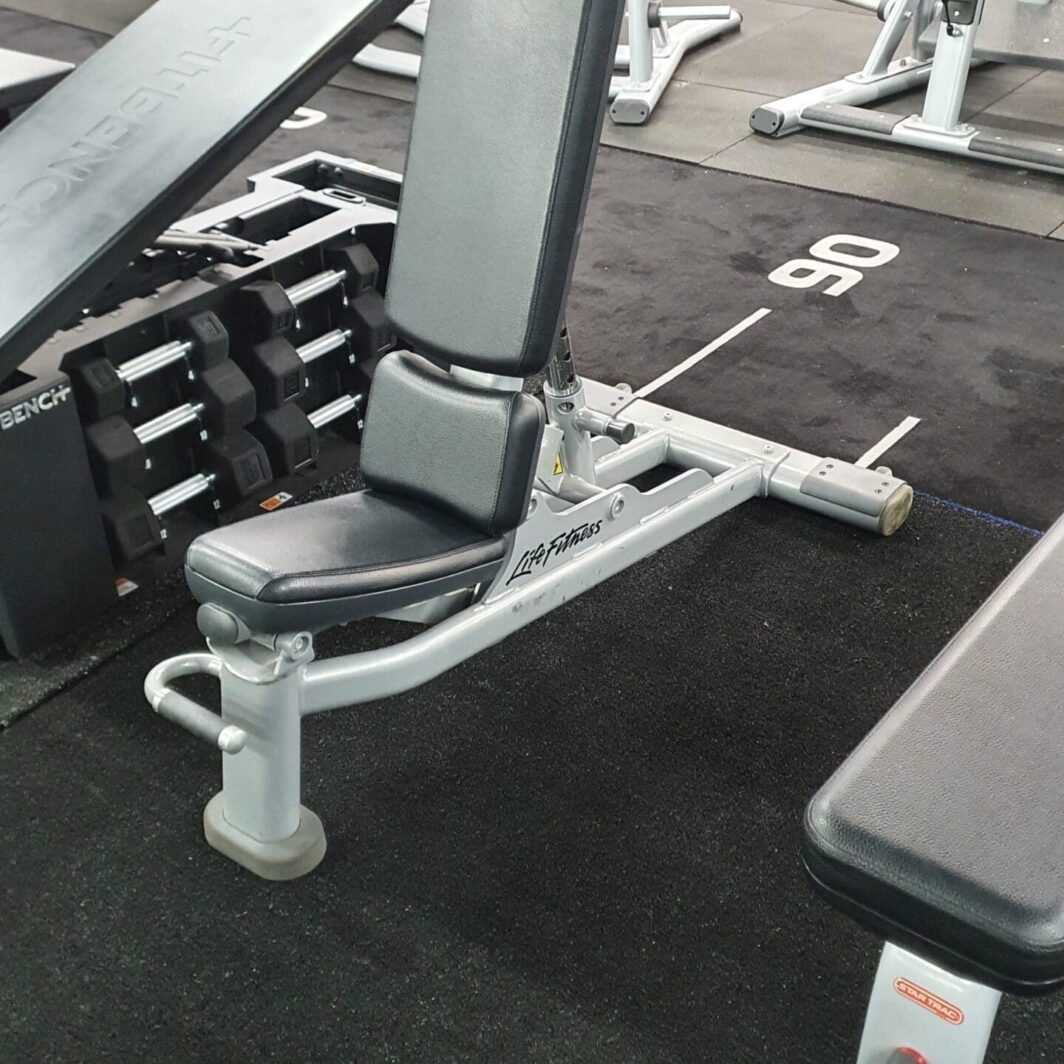 life fitness adjustable bench