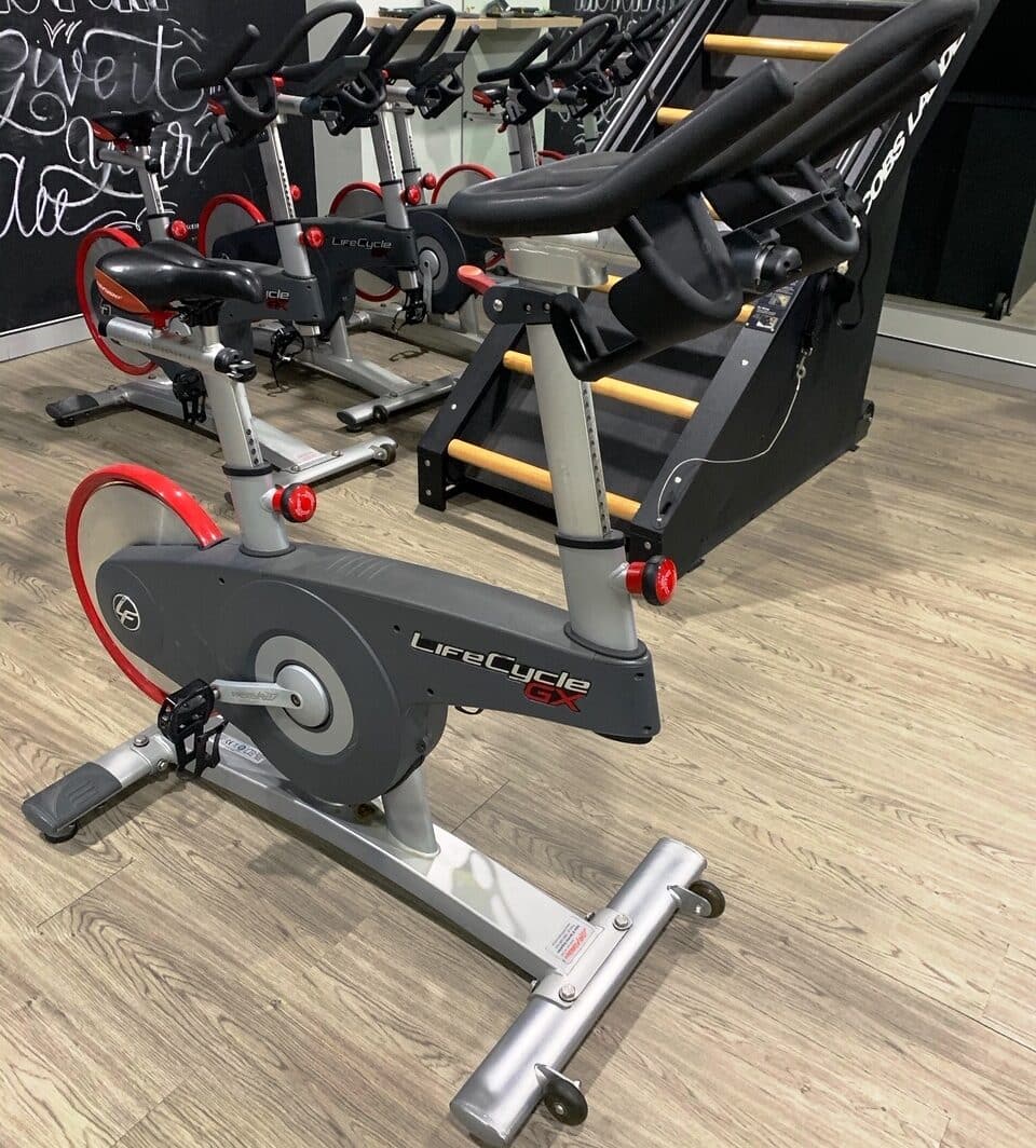 Life Fitness Lifecycle GX Spin Bike in a gym