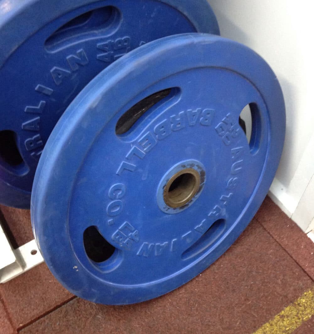 second hand Australian Barbell Rubber Olympic Plates