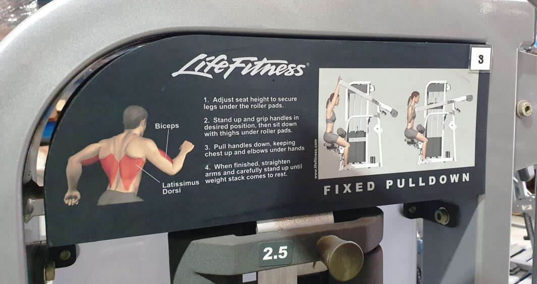 Life Fitness Pro 2 Series Fixed Lat Pulldown infographic