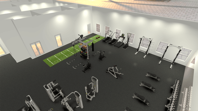 3d fitness centre design service