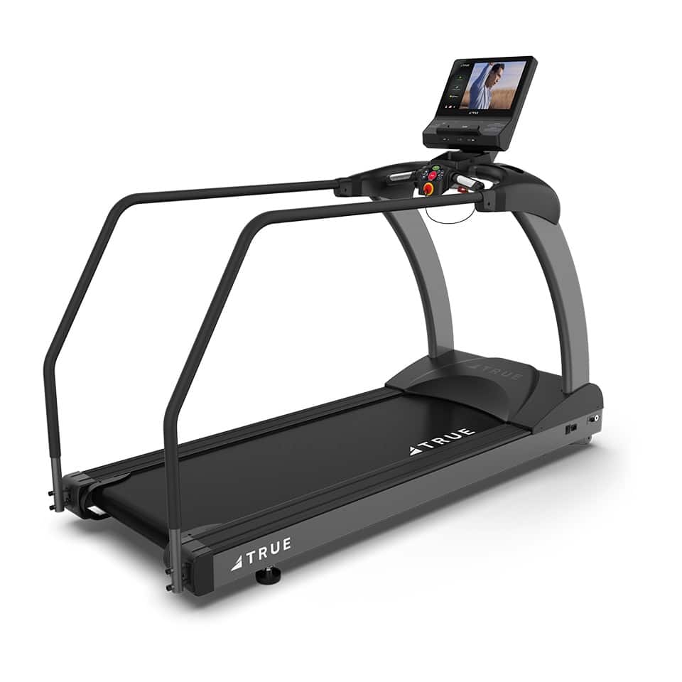 True Fitness 600 Series Treadmill with rails