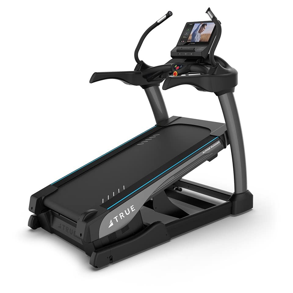 True Fitness Alpine Runner Treadmill incline rear