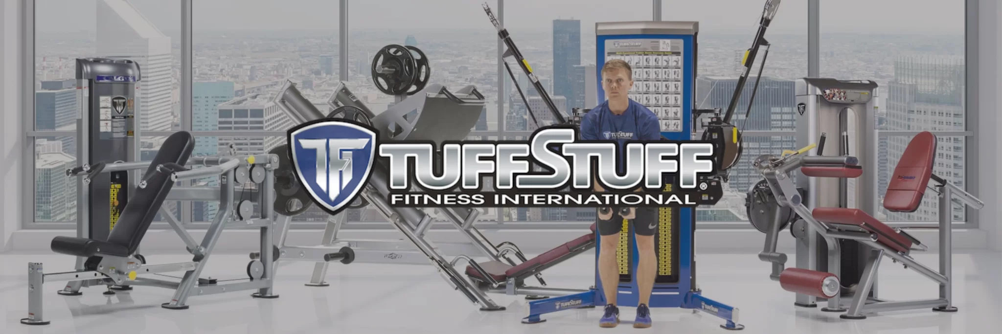 TuffStuff gym equipment banner